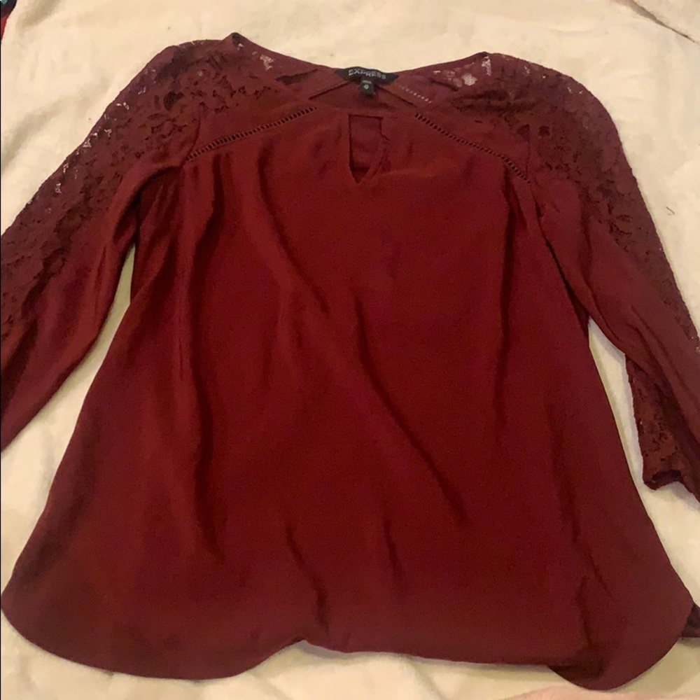 Maroon Express Blouse